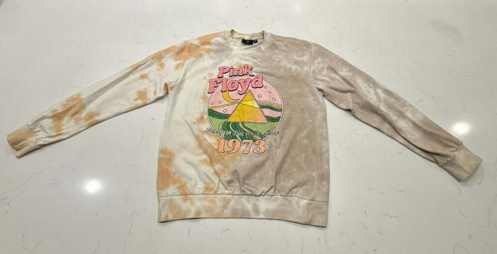 Pink Floyd Dark Side Of The Moon Sweatshirt Size M Tie Dye Pullover